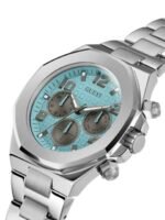 GUESS Dial & Leather Straps Analogue Multi Function Chronograph Watch - GW0489G3