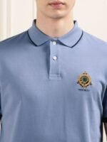 HACKETT LONDON Men Applique polo collar T-shirt