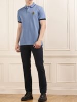 HACKETT LONDON Men Applique polo collar T-shirt