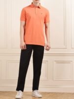 HACKETT LONDON Men Applique Polo Collar T-shirt