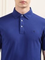 HACKETT LONDON Men Applique Polo Collar T-shirt