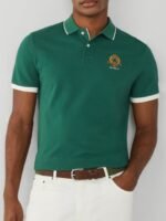 HACKETT LONDON Men Polo Collar Applique T-shirt