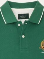 HACKETT LONDON Men Polo Collar Applique T-shirt