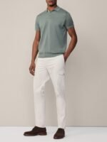 HACKETT LONDON Men Polo Collar Pockets T-shirt