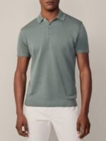 HACKETT LONDON Men Polo Collar Pockets T-shirt