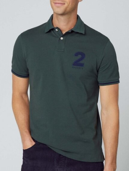 HACKETT LONDON Polo Collar Cotton T-shirt