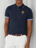 HACKETT LONDON Polo Collar Short Sleeves Cotton T-shirt