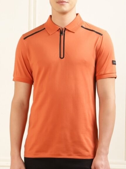 HACKETT LONDON Polo Collar Short Sleeves Cotton T-shirt