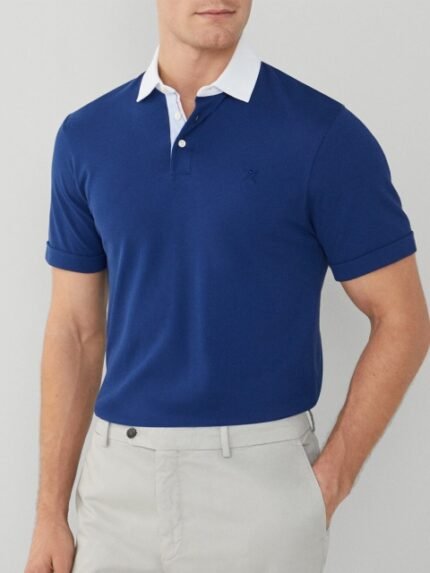 HACKETT LONDON Polo With Contrast Collar Short Sleeves T-shirt