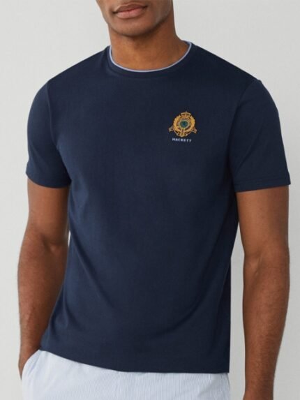 HACKETT LONDON Round Neck Cotton Classic Fit T-shirt