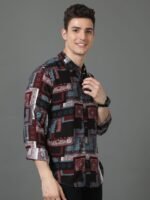 HERE&NOW Men Slim Fit Opaque Printed Casual Shirt