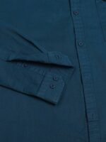 HERE&NOW Men Teal Slim Fit Cotton Casual Shirt