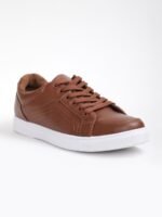 HIGHLANDER Men PU Lace-Up Sneakers