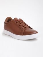 HIGHLANDER Men PU Lace-Up Sneakers