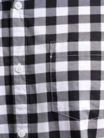 HIGHLANDER Men Slim Fit Gingham Checks Opaque Checked Casual Shirt