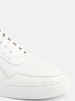 HRX by Hrithik Roshan Men White And Orange Perforated Lightweight Sneakers