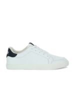 HRX by Hrithik Roshan Men White & Black Perforations Comfort Insole Sneakers