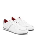 HRX by Hrithik Roshan Men White & Grey Retro Lightweight Comfort Insole Basics Sneakers