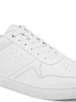 HRX by Hrithik Roshan Men White Perforations Lightweight Comfort Insole Sneakers