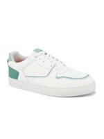 HRX by Hrithik Roshan Men White & Sea Green Lightweight Sneakers