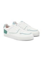 HRX by Hrithik Roshan Men White & Sea Green Lightweight Sneakers