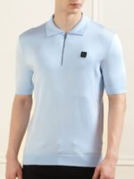 HUGO Men Polo Collar Brand Logo T-shirt