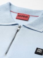 HUGO Men Polo Collar Brand Logo T-shirt