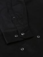 INVICTUS Men Black Slim Fit Solid Stretch Formal Shirt