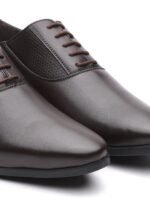 INVICTUS Men Coffee Brown Formal Oxfords