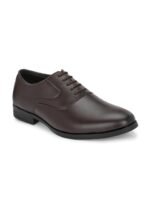 INVICTUS Men Textured Formal Oxfords