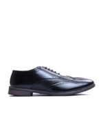 ITALIAN ELEGANZA Men Textured Round Toe Formal Oxfords Shoes