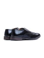 ITALIAN ELEGANZA Men Textured Round Toe Formal Oxfords Shoes