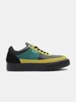 Jack & Jones Men Colourblocked Round Toe Leather Sneakers