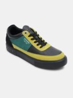 Jack & Jones Men Colourblocked Round Toe Leather Sneakers