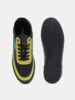 Jack & Jones Men Colourblocked Round Toe Leather Sneakers