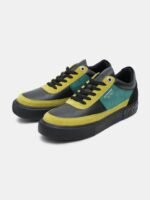 Jack & Jones Men Colourblocked Round Toe Leather Sneakers