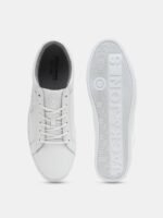 Jack & Jones Men Round Toe Leather Sneakers