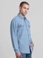 Jack & Jones Opaque Denim Casual Shirt