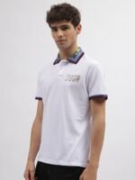 Just Cavalli Polo Collar Slim Fit Pure Cotton T-shirt