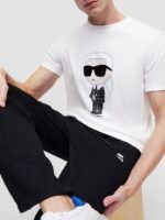 Karl Lagerfeld Graphic Printed Round Neck Cotton Regular Fit T-shirt