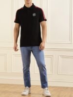 Karl Lagerfeld Polo Collar Cotton T-shirt