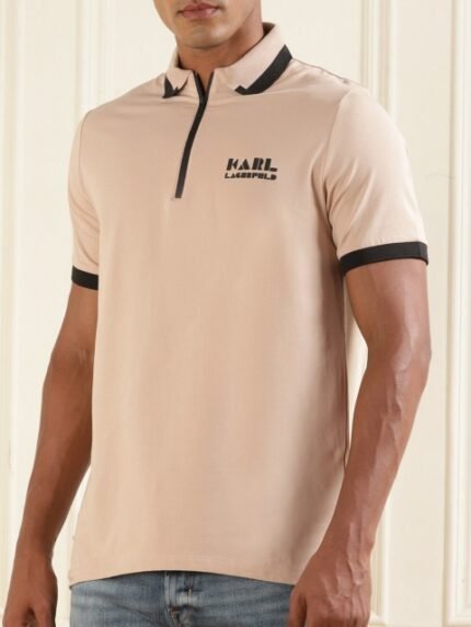 Karl Lagerfeld Polo Collar Short Sleeves Regular T-shirt