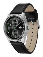 Lacoste Men Brass Dial & Leather Straps Analogue Multi Function Watch 2011209