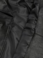 Leather Retail Men Black Solid Leather Biker Jacket