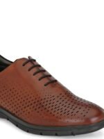 LEGWORK Men Leather Formal Oxfords