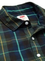 Levis Slim Fit Checked Pure Cotton Casual Shirt