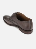 Louis Philippe Men Brown Solid Formal Oxfords