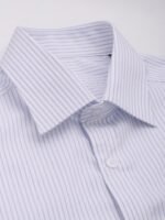 Louis Philippe Pure Cotton Classic Fit Striped Formal Shirt