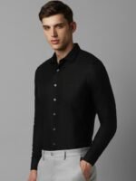 Louis Philippe Slim Fit Pure Cotton Opaque Formal Shirt