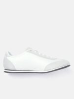 Louis Philippe Sport Men Colourblocked Leather Everyday Sneakers with Brand Logo Detail